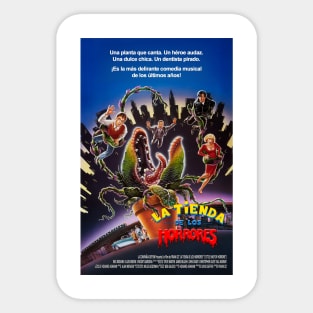 Little Shop of Horrors Spanish Poster Sticker